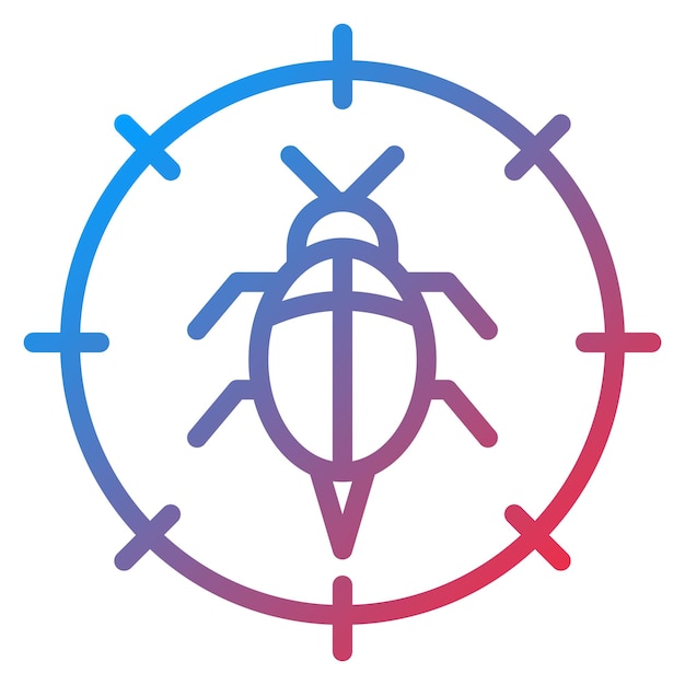 Imagen vectorial de icono de seguimiento de errores Se puede usar para el desarrollo de juegos