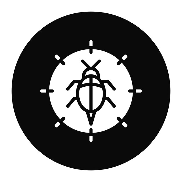 Imagen vectorial de icono de seguimiento de errores Se puede usar para el desarrollo de juegos