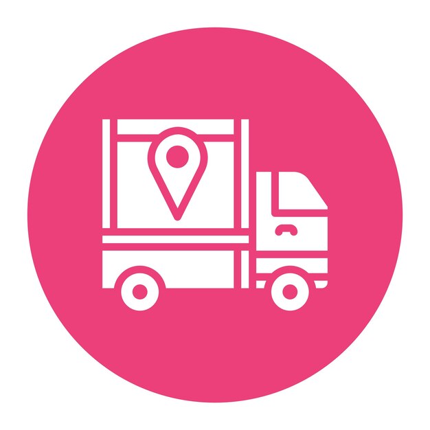 Imagen vectorial de icono de seguimiento GPS Se puede utilizar para la investigación de delitos