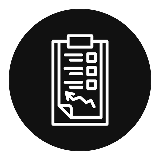 Imagen vectorial del icono de seguimiento del progreso Se puede utilizar para la evaluación del proyecto