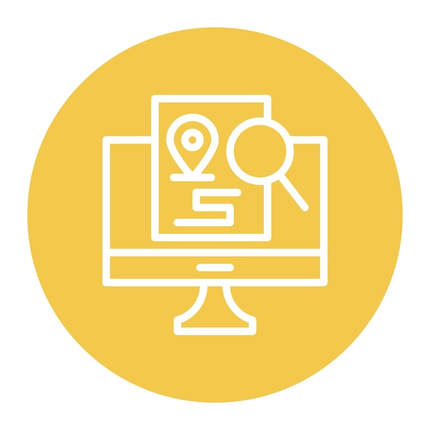 Imagen vectorial de icono de seguimiento Se puede utilizar para la cadena de suministro