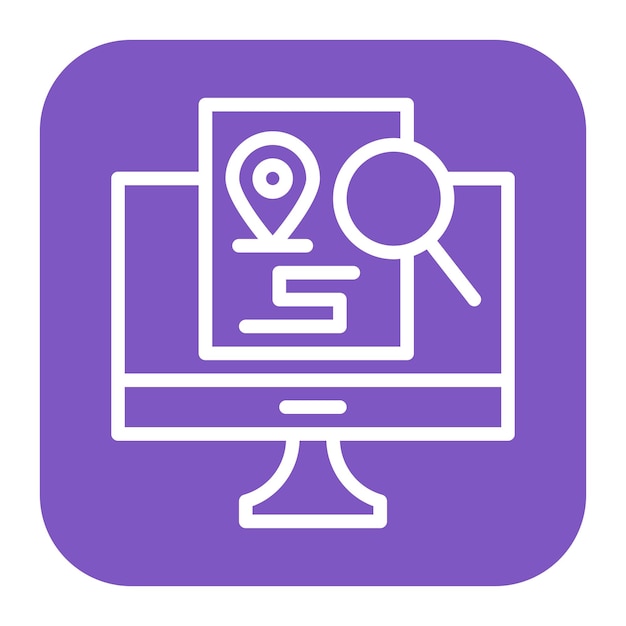 Imagen vectorial de icono de seguimiento Se puede utilizar para la cadena de suministro