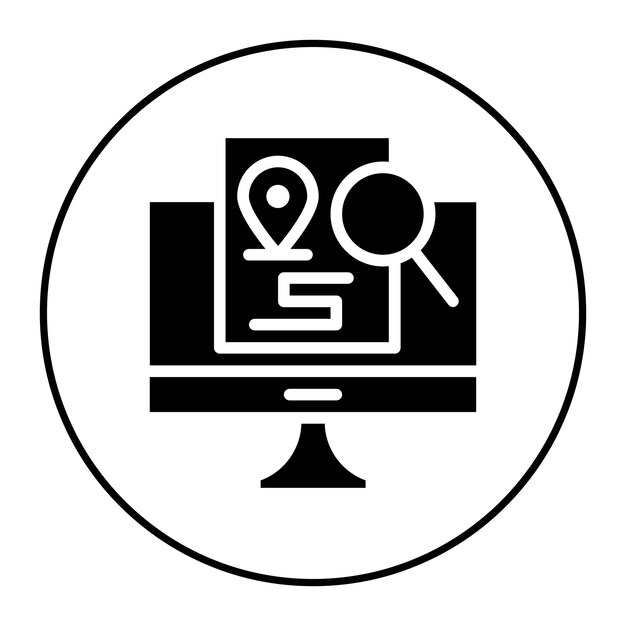 Imagen vectorial de icono de seguimiento Se puede utilizar para la cadena de suministro