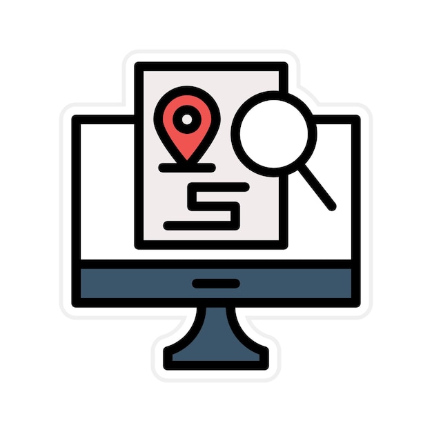Imagen vectorial de icono de seguimiento Se puede utilizar para la cadena de suministro