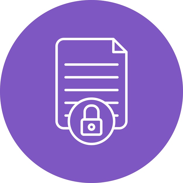 Imagen vectorial de icono de seguridad de datos Se puede utilizar para protección y seguridad