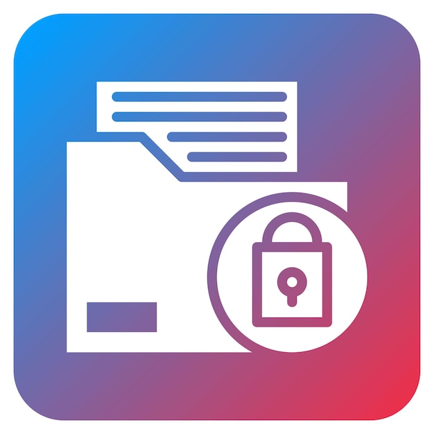 Imagen vectorial del icono de seguridad de datos Puede utilizarse para el rendimiento empresarial