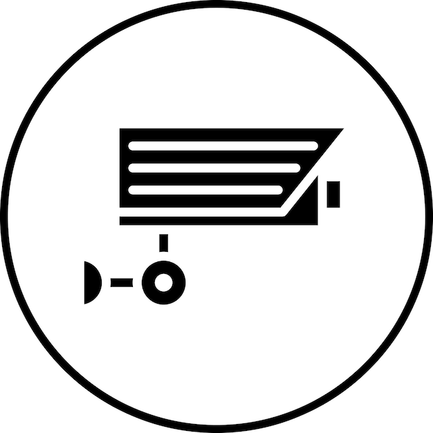 Imagen vectorial de icono de seguridad física Puede utilizarse para la gestión de riesgos
