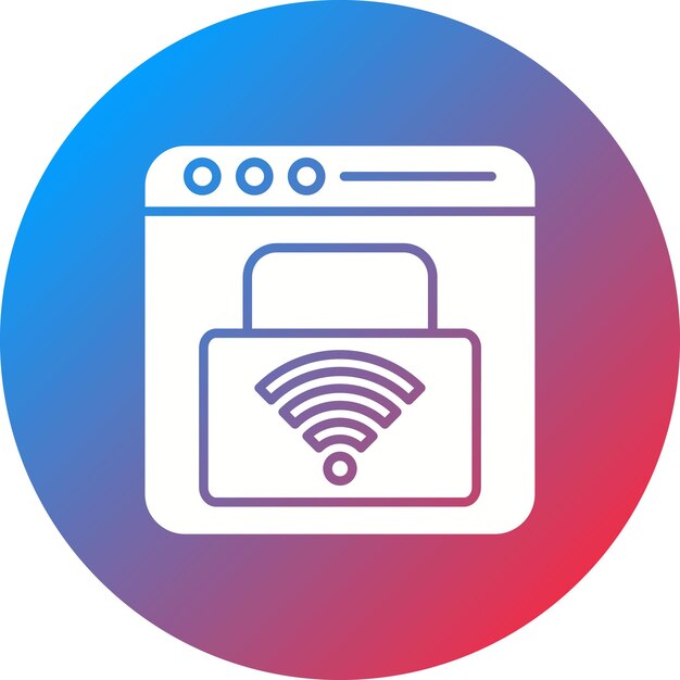 Imagen vectorial de icono de seguridad inteligente Se puede utilizar para Internet de las Cosas