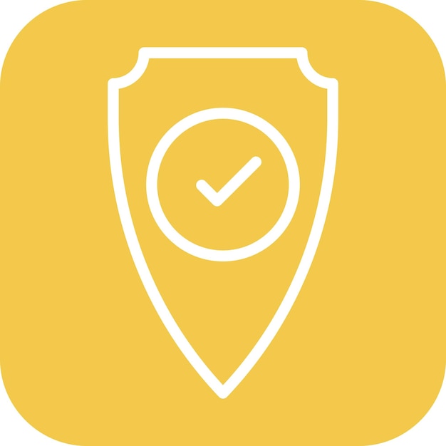 Imagen vectorial de icono de seguridad mejorada Se puede usar para Cyberpunk