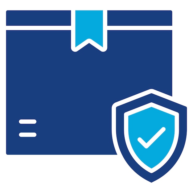 Imagen vectorial del icono de seguridad Puede utilizarse para el envío