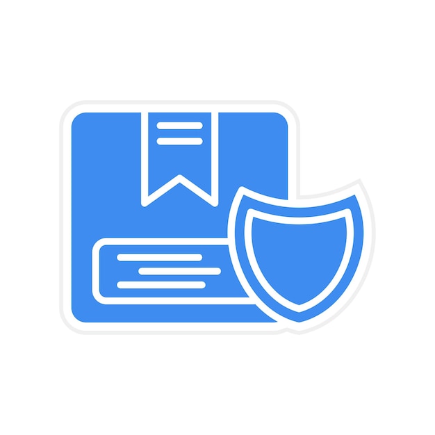 Imagen vectorial del icono de seguridad Puede utilizarse para la logística
