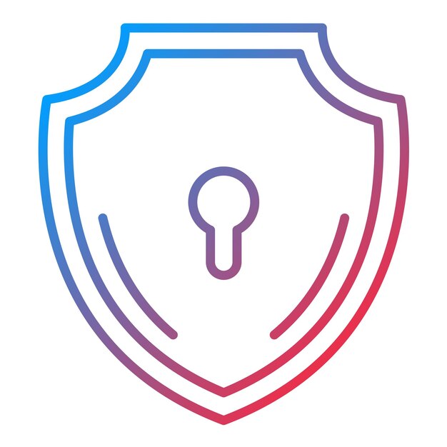 Imagen vectorial de icono de seguridad Puede utilizarse para personas de negocios