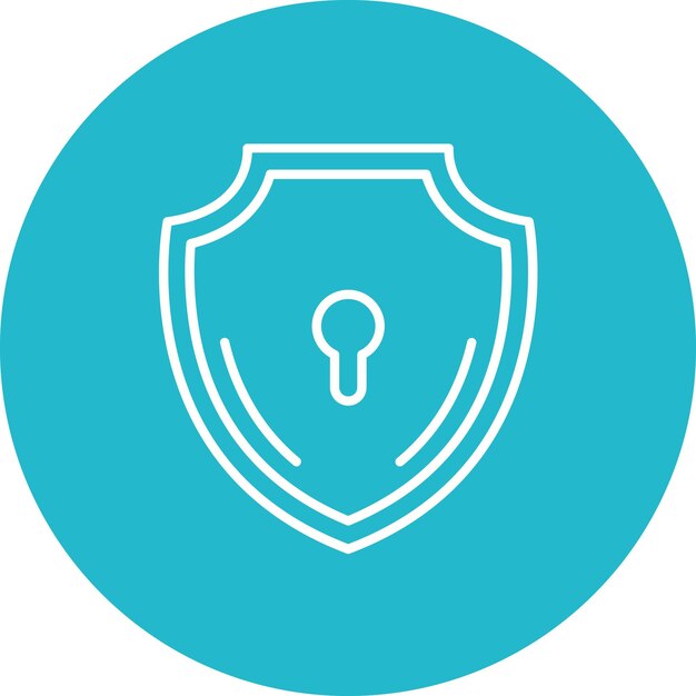 Imagen vectorial de icono de seguridad Puede utilizarse para personas de negocios