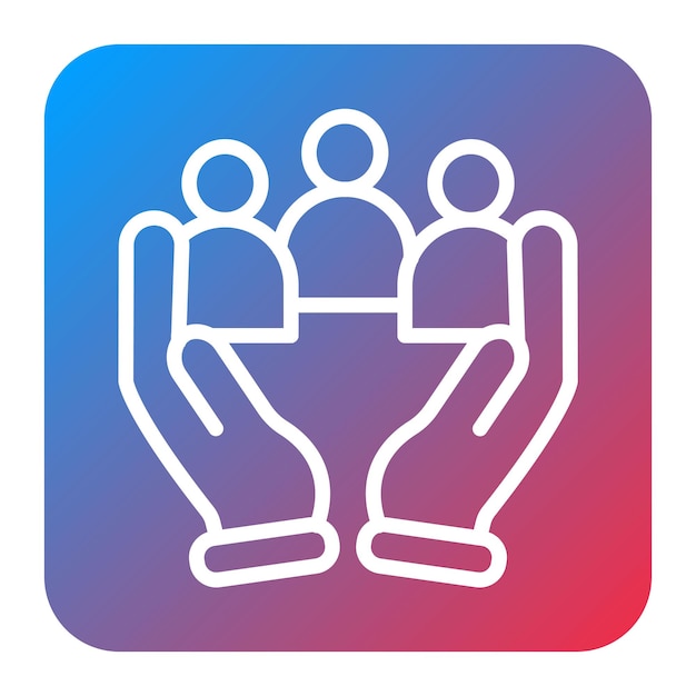 Imagen vectorial del icono de la Seguridad Social Se puede utilizar para la jubilación