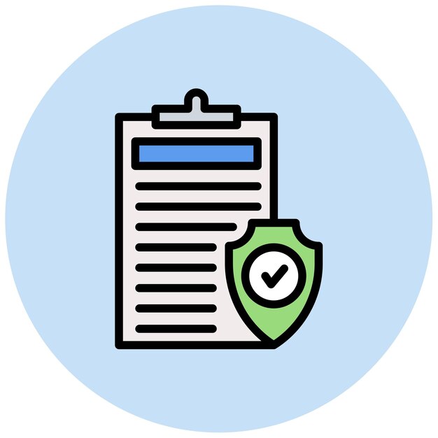 Imagen vectorial del icono de seguro de salud Se puede usar para Adventure
