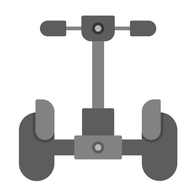 Vector imagen vectorial del icono del segway se puede utilizar para el transporte