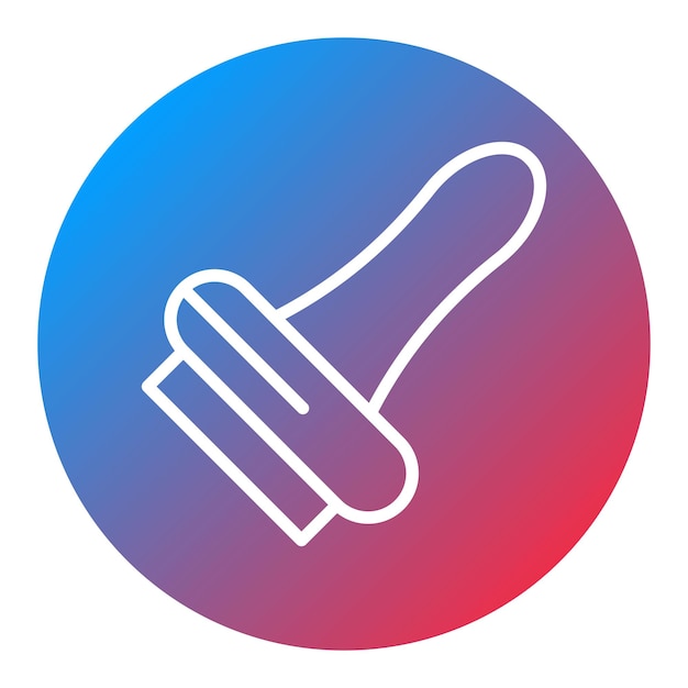 Imagen vectorial del icono del sello de goma Se puede usar para documentos y archivos