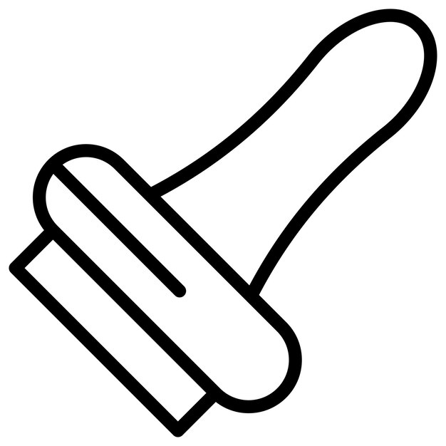 Imagen vectorial del icono del sello de goma Se puede usar para documentos y archivos