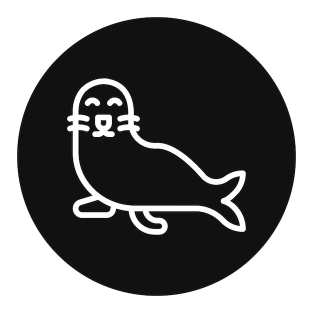 Imagen vectorial del icono del sello Se puede usar para la selva tropical