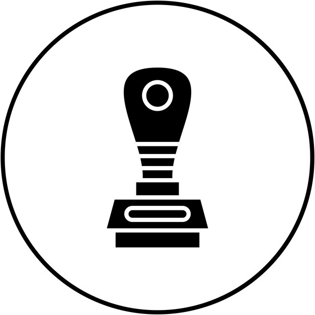 Imagen vectorial del ícono del sello Se puede utilizar para la legislación de la ley
