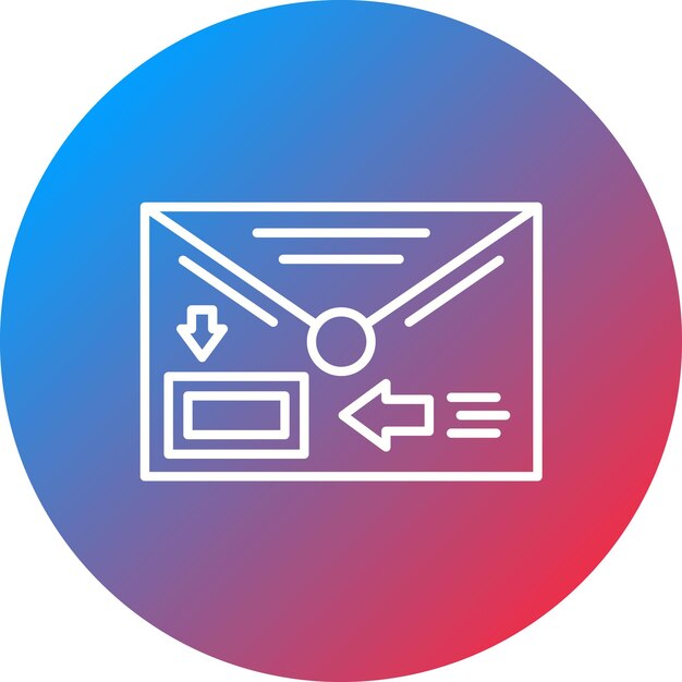 Imagen vectorial del ícono del sello puede utilizarse para comunicaciones