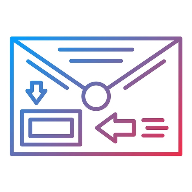Imagen vectorial del ícono del sello puede utilizarse para comunicaciones
