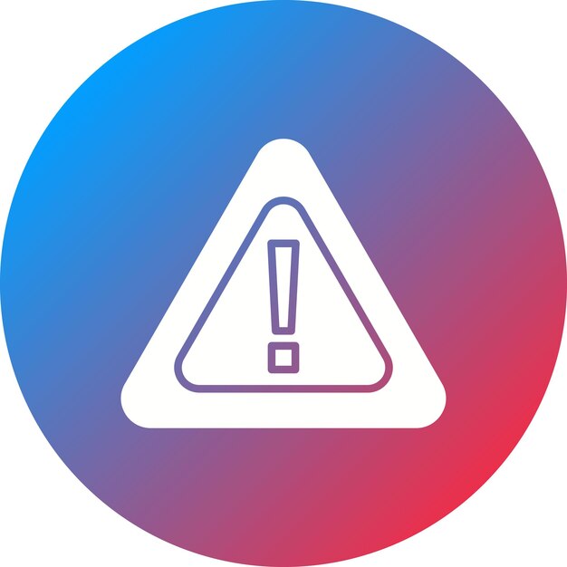Imagen vectorial del icono de señal de advertencia Puede utilizarse para la energía nuclear