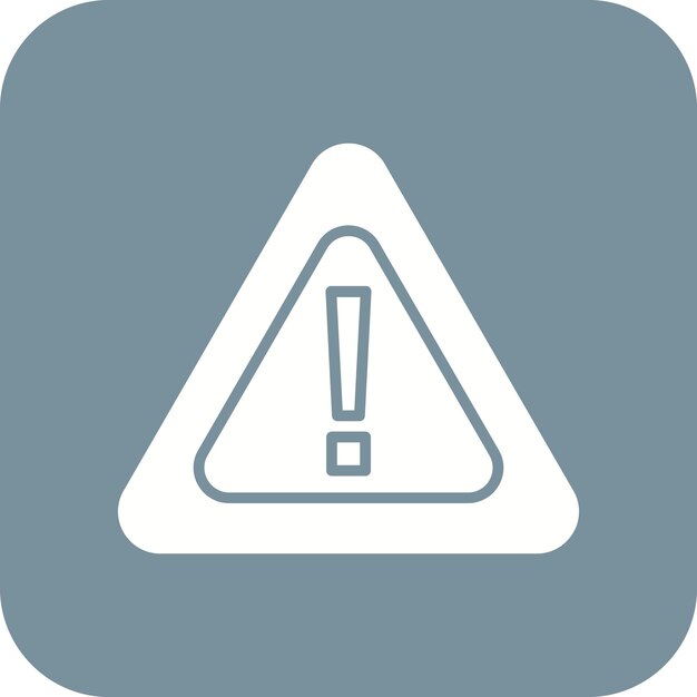 Imagen vectorial del icono de señal de advertencia Puede utilizarse para la energía nuclear