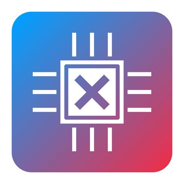 Imagen vectorial del icono del sensor de efecto Hall Se puede utilizar para los sensores