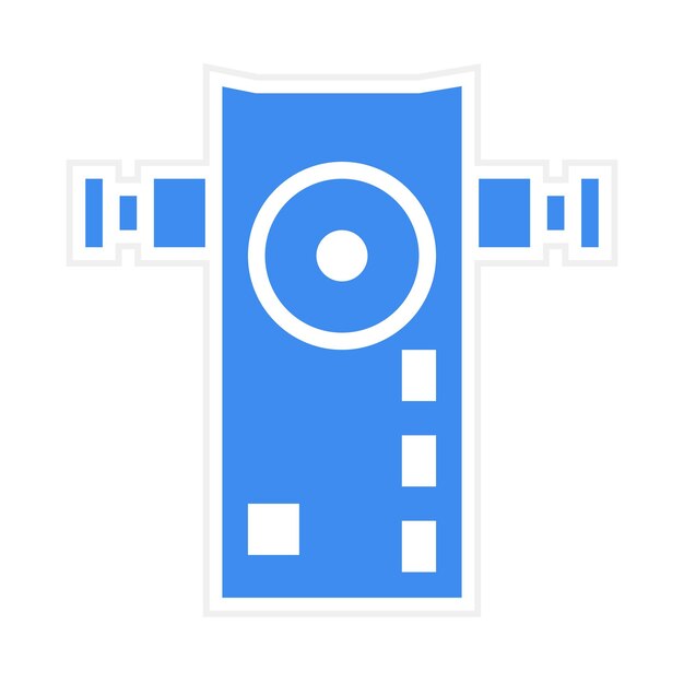 Imagen vectorial del icono del sensor de filamento Puede utilizarse para la fabricación aditiva