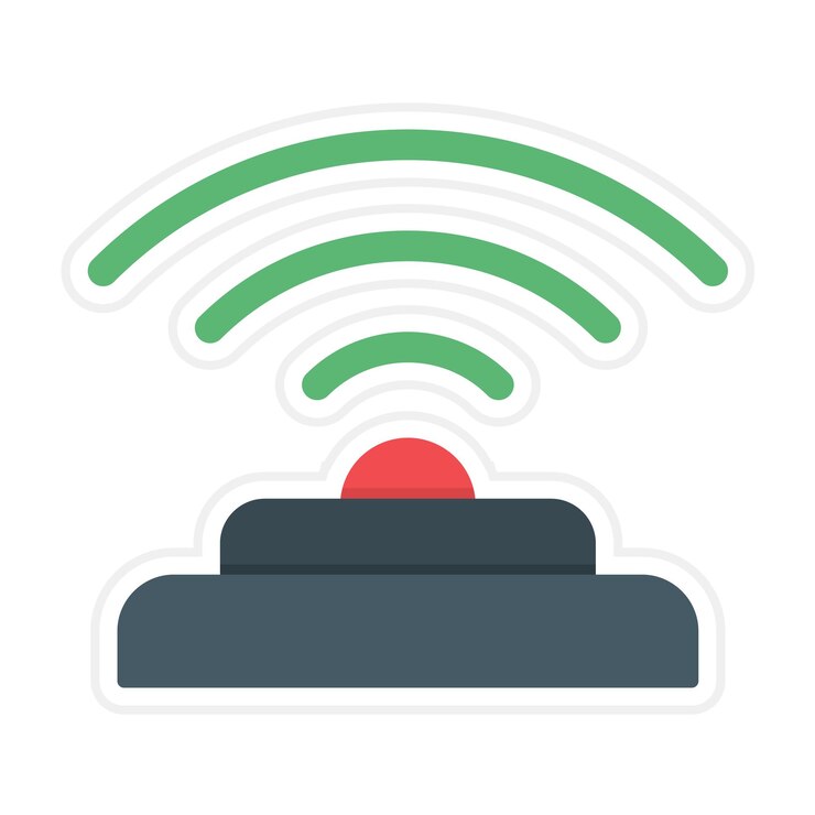 Vector imagen vectorial del icono del sensor infrarrojo se puede utilizar para el hogar inteligente