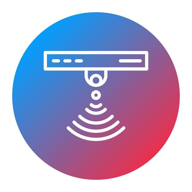 Imagen vectorial de icono de sensor de tecnología Puede utilizarse para la Disrupción Digital
