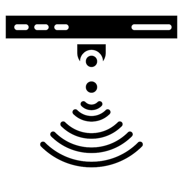 Imagen vectorial de icono de sensor de tecnología Puede utilizarse para la Disrupción Digital