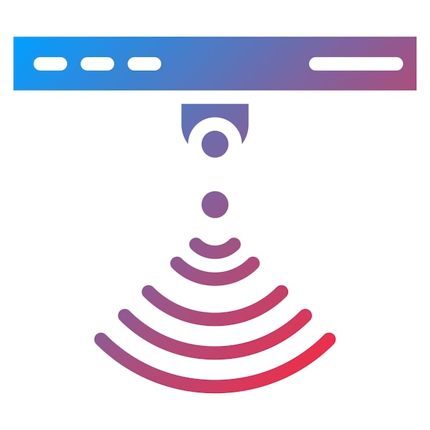 Imagen vectorial de icono de sensor de tecnología Puede utilizarse para la Disrupción Digital