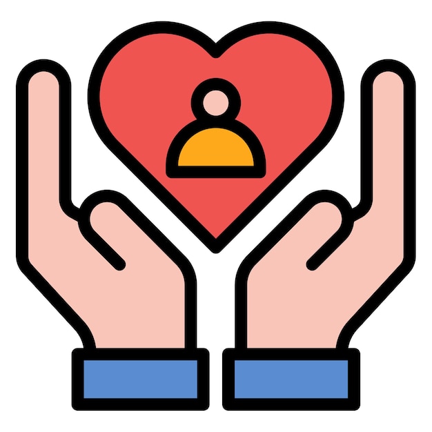 Imagen vectorial del icono del servicio comunitario Se puede utilizar para los servicios públicos