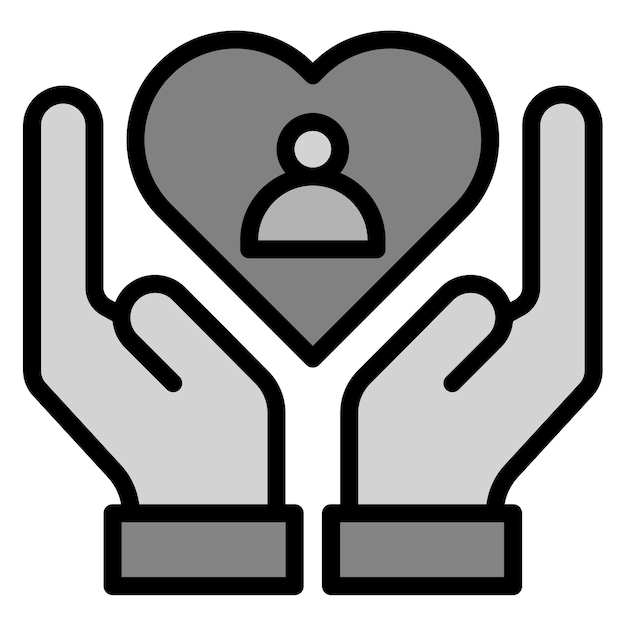 Imagen vectorial del icono del servicio comunitario Se puede utilizar para los servicios públicos