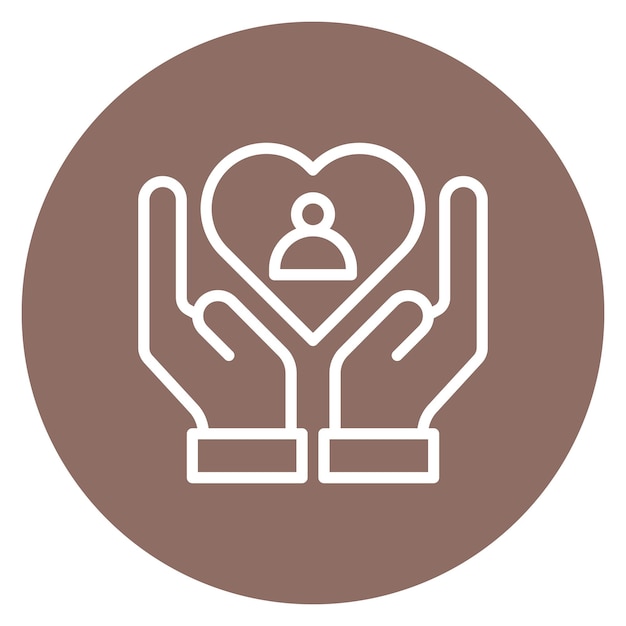 Imagen vectorial del icono del servicio comunitario Se puede utilizar para los servicios públicos