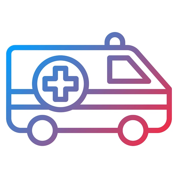 Imagen vectorial del icono del Servicio de Emergencia Vial Puede utilizarse para los Servicios Públicos