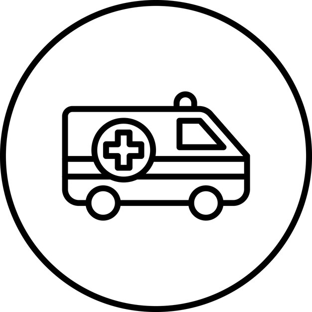 Imagen vectorial del icono del Servicio de Emergencia Vial Puede utilizarse para los Servicios Públicos