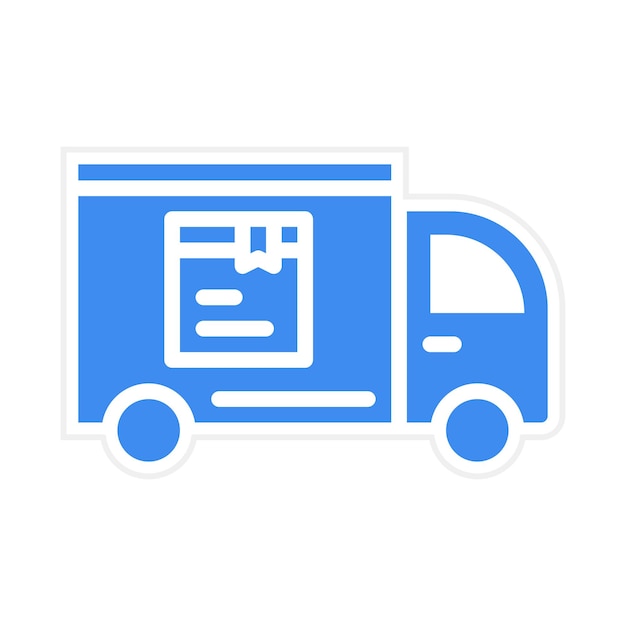 Imagen vectorial del icono del servicio de mensajería Se puede utilizar para el espacio de trabajo conjunto