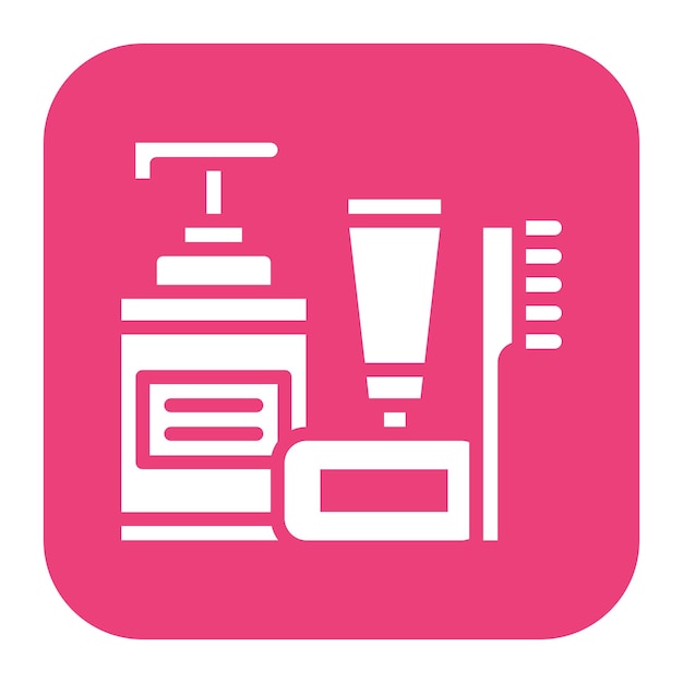 Imagen vectorial del icono de los servicios de cuidado personal Se puede utilizar para los servicios domésticos