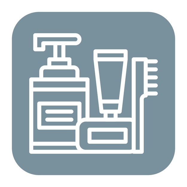 Imagen vectorial del icono de los servicios de cuidado personal Se puede utilizar para los servicios domésticos