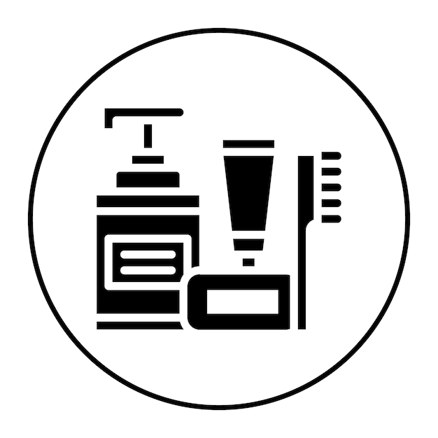 Imagen vectorial del icono de los servicios de cuidado personal Se puede utilizar para los servicios domésticos