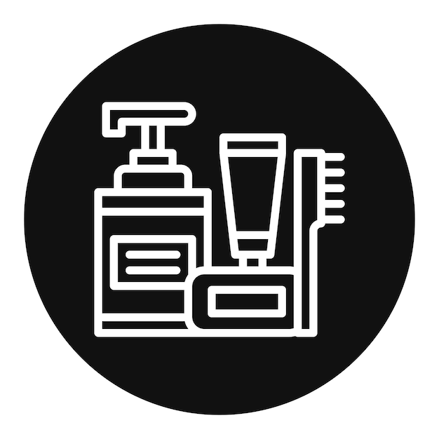 Imagen vectorial del icono de los servicios de cuidado personal Se puede utilizar para los servicios domésticos