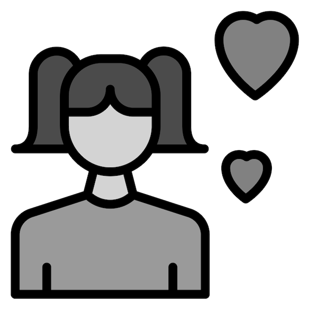 La imagen vectorial del icono de sesgo se puede usar para Amistad