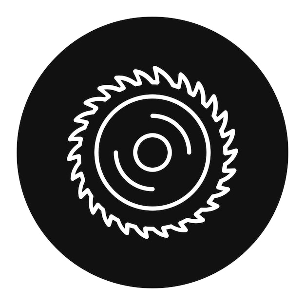 Imagen vectorial del icono de la sierra Se puede usar para el Día del Padre
