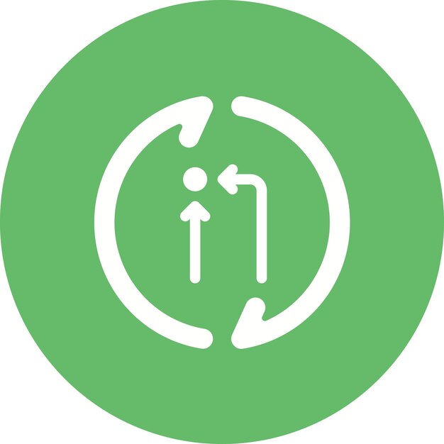 Imagen vectorial de icono de simbiosis Se puede utilizar para la bioingeniería