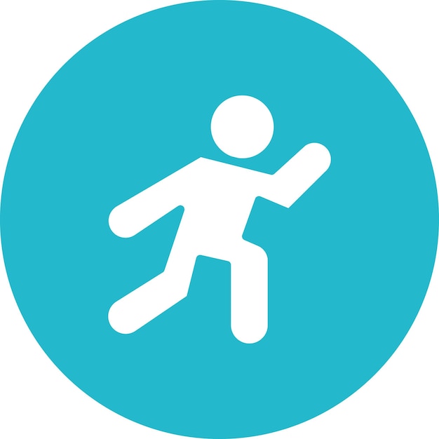 Imagen vectorial de icono de símbolo de carrera Se puede usar para pista y campo