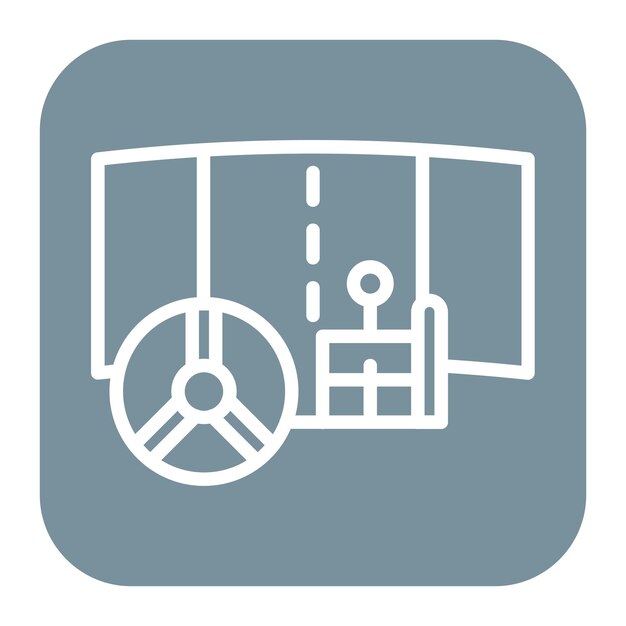 Imagen vectorial de icono de simulación de juego Se puede utilizar para el diseño de juegos