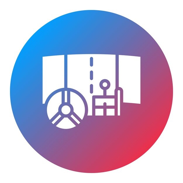 Imagen vectorial de icono de simulación de juego Se puede utilizar para el diseño de juegos
